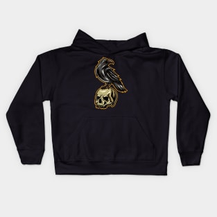 Crow's Skull Kids Hoodie